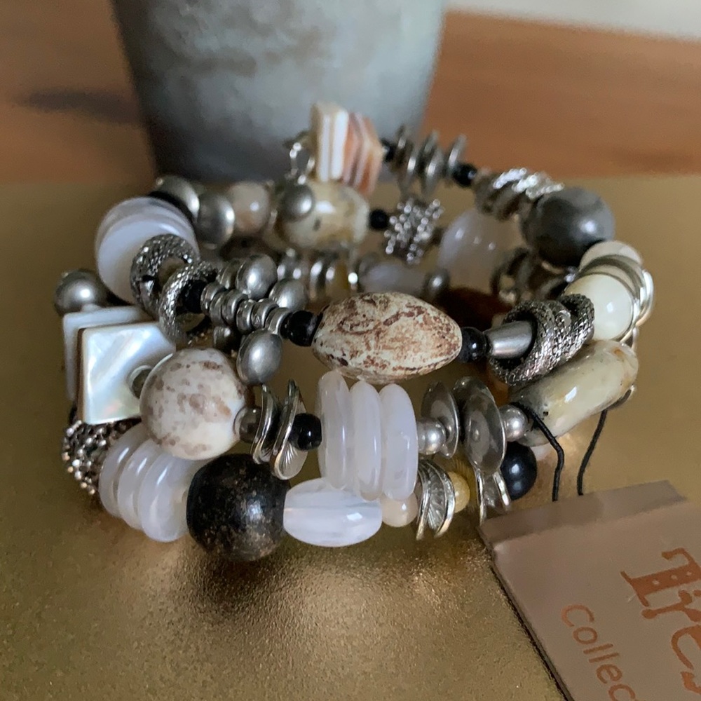 NWT triple coil bracelet by Treska